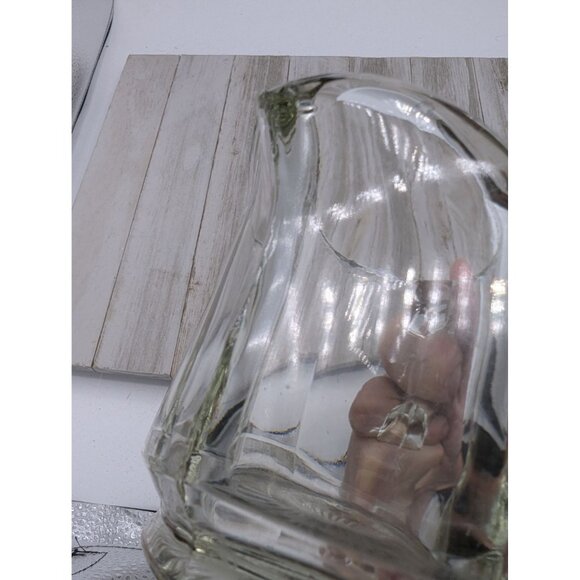 Vintage Heisey #1 Glass Creamer 1930’s Clear Hexagon - Picture 4 of 6